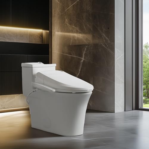 SmartBidet® SB-2000WE Electric Smart Bidet™ Toilet Seat with Heated Seat, Warm Air Dryer, Temperature Control Wash, and Control Panel, Elongated Seat - Image 2