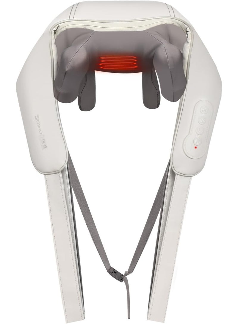 جهاز مساج الرقبة والأكتاف الكهربائي بتقنية 5D - وسادة تدليك "شياتسو" مدمجة بالحرارة لتسكين آلام الظهر والأنسجة العميقة - هدية فاخرة للعناية بالصحة - Image 1