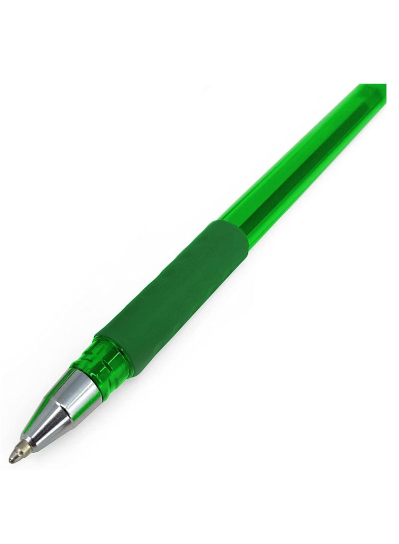 Pentel 12-Piece Ifeel-It Ballpoint Pen 1.0mm Tip Green Ink - Image 3