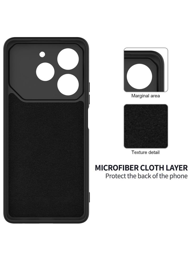 عام حافظة متوافقة مع حافظة تكنو بوفا 6 نيو ، حافظة من السيليكون السائل الناعم من البولي يوريثان الحراري مع ستوكات ، غطاء واقي مضاد للبصمة مقاوم للصدمات مع حزام الحبل - Image 4