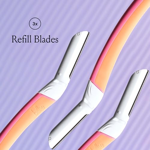 Billie - Dermaplane Refill Blades - Stainless Steel Blades with Safety Micro-guards - Nickel-free - Gently Exfoliates Skin - 3 count - Image 2