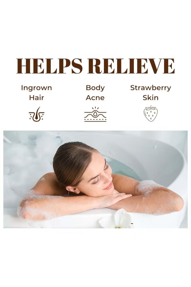 OceAura Morocco Black Beldi Soap With Argan and Rose, Argan Black Soap, Morocco Body Scrub, Body Exfoliator Scrub with Glove, Organic Cleansing, Exfoliating - Image 3