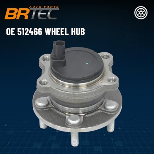 BRTEC 512466 2 Pack Rear Left/Right Wheel Hub and Bearing Assembly for Ford Focus 2012 2013 2014 2015 2016 2017 2018 Pair 5 Lugs w/ABS - Image 3
