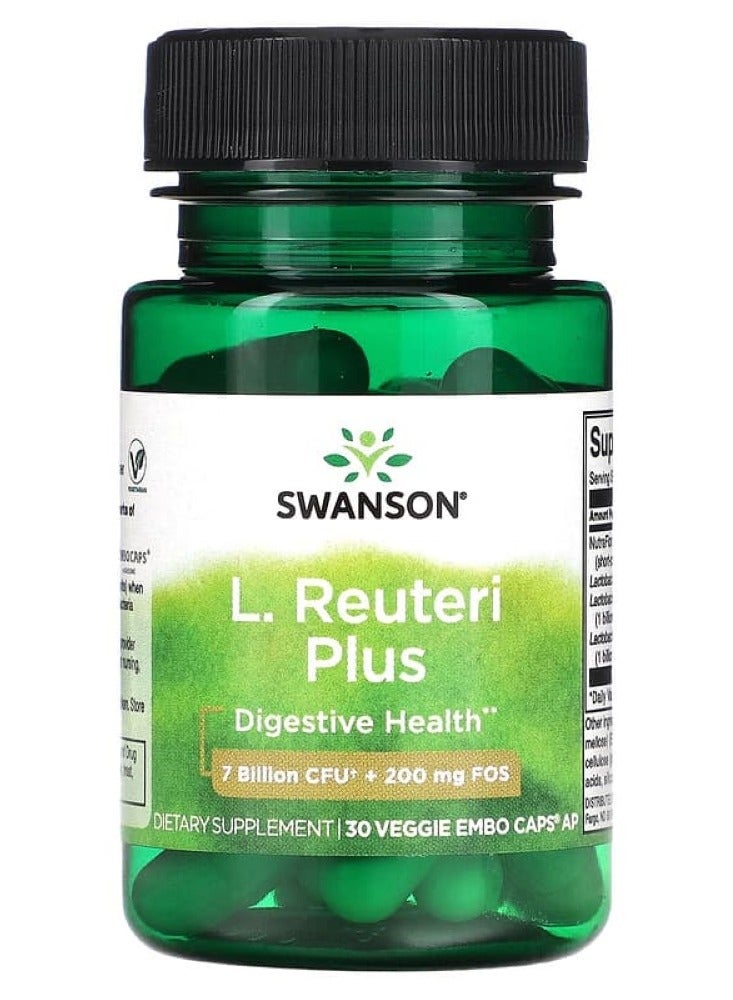 SWANSON Swanson, L. Reuteri Plus, 30 Veggie EMBO Caps AP 
