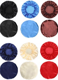 6 Pieces Sleep Cap Satin Bonnet Sleeping Hat Soft Elastic Night Hair Cover for Women Girls (Red, Navy Blue, Dark Blue, Brown, Black, Beige) - pzsku/Z6705D08CFF3671652AB0Z/45/_/1683648887/fe5a3533-b4ba-43e0-9160-dd016ff4370b