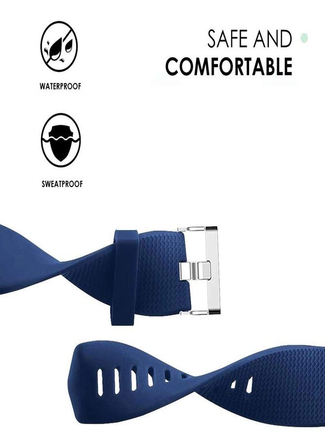إنجوي برو أساور بديلة من ENJOYPRO لجهاز Fitbit Charge 2، أساور معصم بديلة إصدار خاص لجهاز Fitbit Charge 2 (صغير، أزرق) - Image 2