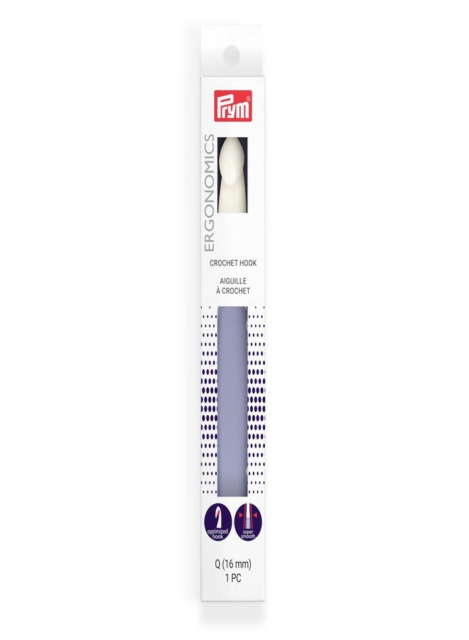 Prym Ergonomics Crochet Hook, US Q (16mm) - Image 1