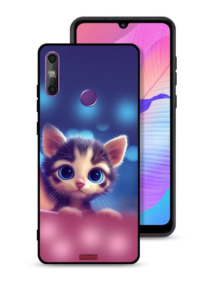 Tolwak Huawei Enjoy 20e Protective Case Cover Little Cat - Image 1
