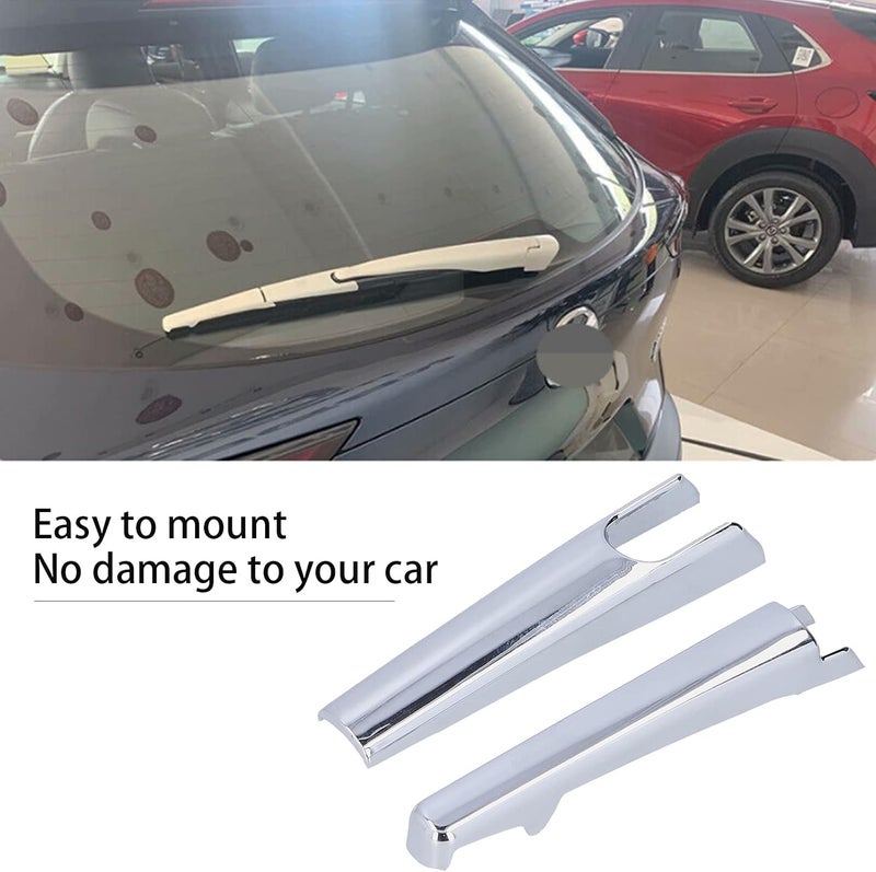 klarako Rear Wiper Arm Cap Cover, 4PCS Window Wiper Arm Cover ABS Car Decorations Replacement for CX?30 2020 - Image 5