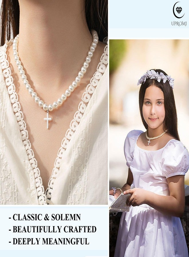 UPROMI 1st First Communion Gifts for Girls First Holy Communion Decorations Favors Catholic Jewelry - Image 4