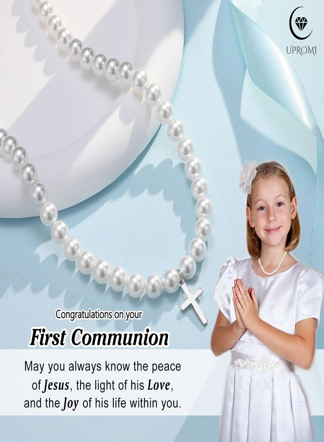 UPROMI 1st First Communion Gifts for Girls First Holy Communion Decorations Favors Catholic Jewelry - Image 2