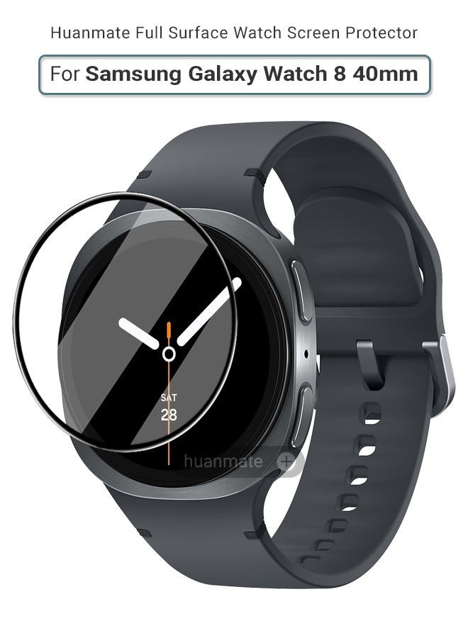 huanmate Samsung Galaxy Watch 8 40mm Premium Screen Protector- Crisp Clarity, Ultimate Safety, Shield Against Smudges, Reliable Quality, Easy Installation & Removal  - Image 1