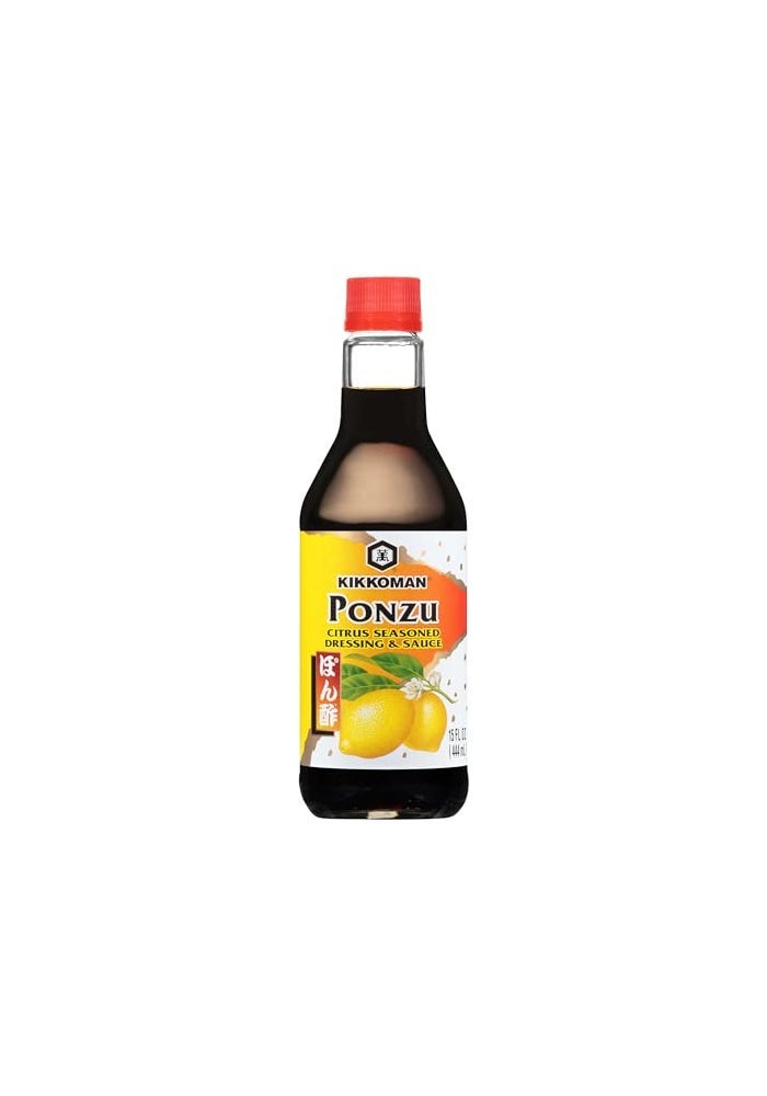 Kikkoman Ponzu Citrus Seasoned Dressing and Sauce 15 Ounce - Image 1