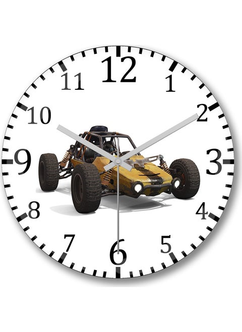 Print Shop Playerunknown's Battlegrounds Pubg Wall Clock Curved Real Glass