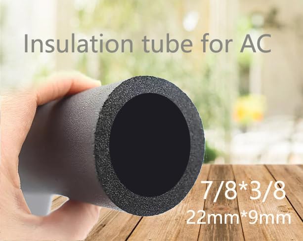 Marshland Marshland AC Tube 78 ID x 38 THK THK Insulation Tube Nitrile Tube Heat and Cold Insulation Tube Air Conditioner Tube Rubber Tube Foam Insulated Tube 6 Feet Length 22MM Inner Diameter 09MM THK  - Image 3