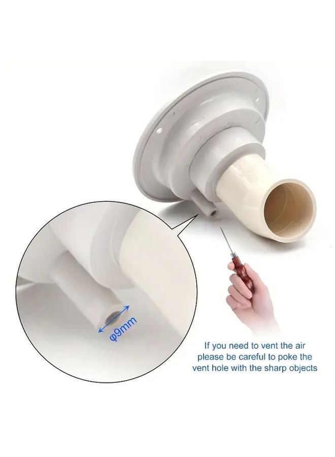 مدخل المياه الأسود للعربة المنزلية مع آلية قفل ومنفذ التغذية بالجاذبية وبراغي المفتاح - Image 3