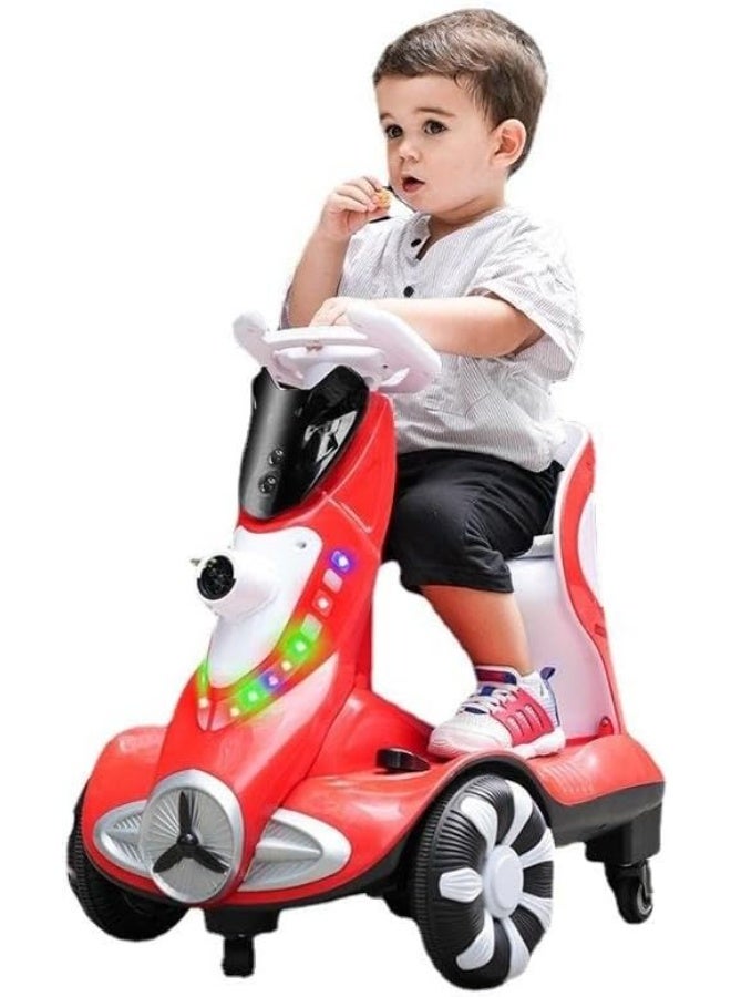 Kids battery ride on car bubble balance boys and girls remote control toy car baby four wheel - Image 2
