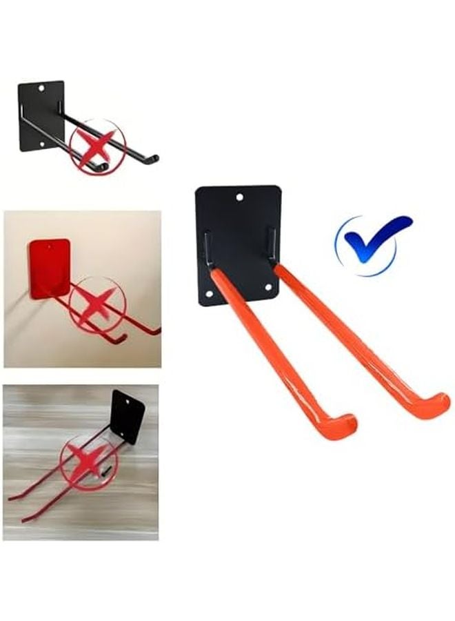 عبوة من 2 خطاف حائط ملكي ثقيل مقاس 10 بوصة لتعليق السلالم والإطارات والأدوات - Image 5