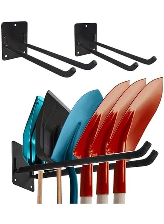 عبوة من 2 خطاف حائط ملكي ثقيل مقاس 10 بوصة لتعليق السلالم والإطارات والأدوات - Image 3