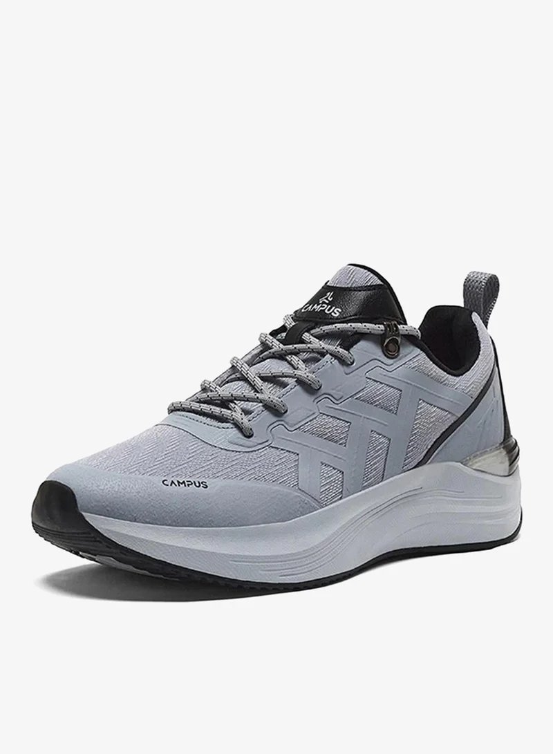 Campus Light Grey Men Trick Bubble Yoga Max Lace-Up Running Shoes-Light Grey for Men | Best Price UAE