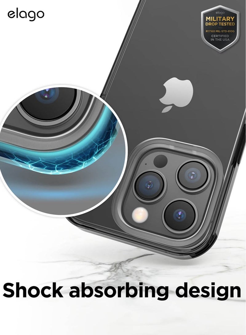 Elago Hybrid for iPhone 14 Pro Max Case Cover - Black - Image 3