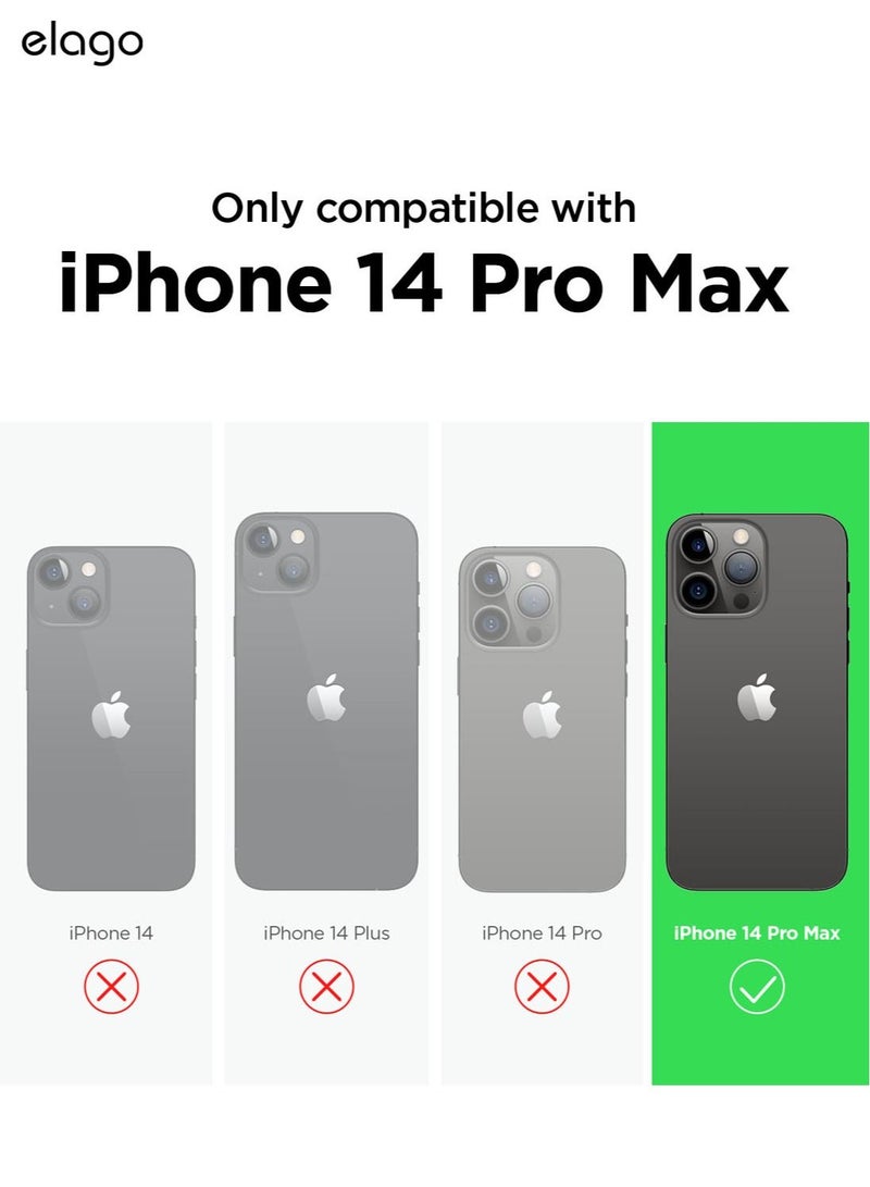 Elago Hybrid for iPhone 14 Pro Max Case Cover - Black - Image 2