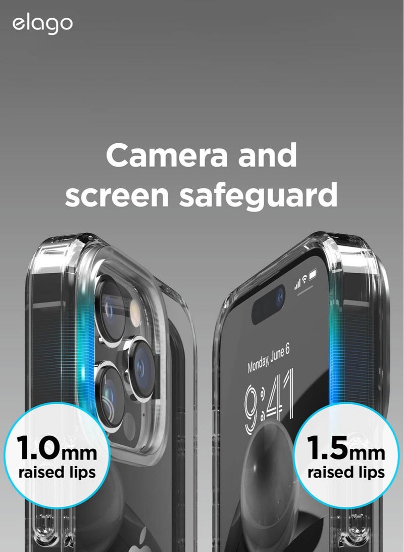 Elago Hybrid for iPhone 14 Pro Max Case Cover - Black - Image 5