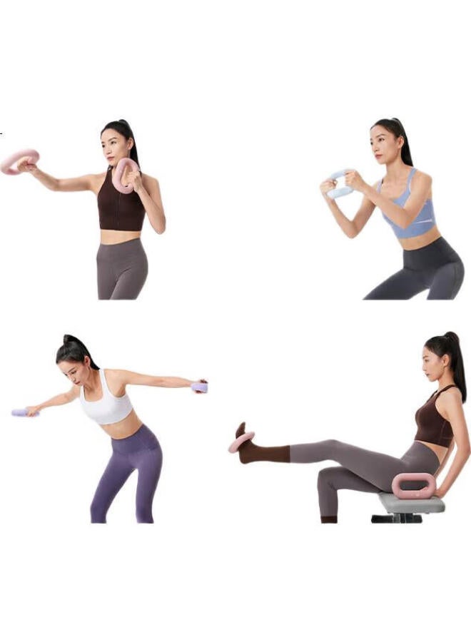 Keep دمبل مطاطي ناعم من Keep، دمبل متعدد الوظائف لتشكيل اللياقة البدنية وبناء العضلات، دمبل دائري للاستخدام المنزلي، أزرق، 1.5 كجم*2 - Image 2