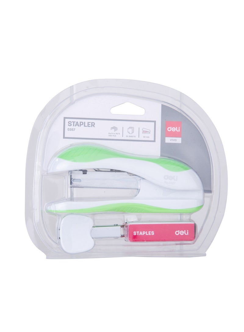 Deli 1-Piece Stapler With Pin Remover And A Pack Of Pins  - Image 3