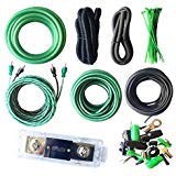 SoundBox 4 Gauge Amplifier Wiring Complete Kit, Extra Long 20 Foot Power & RCA Cables - Green - Image 4