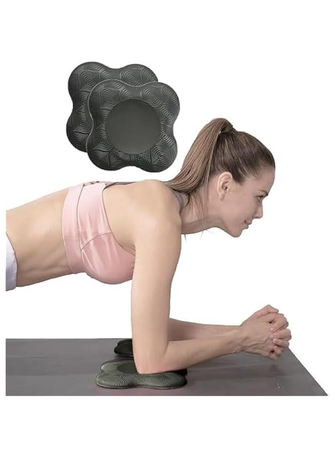 TRASSLE 2 pack Yoga Knee Pad, Extra Thick Elbows Wrist Hands Head Foam, Pilates Kneeling Pad for Yoga, Pilates, Home Gym  - Image 1