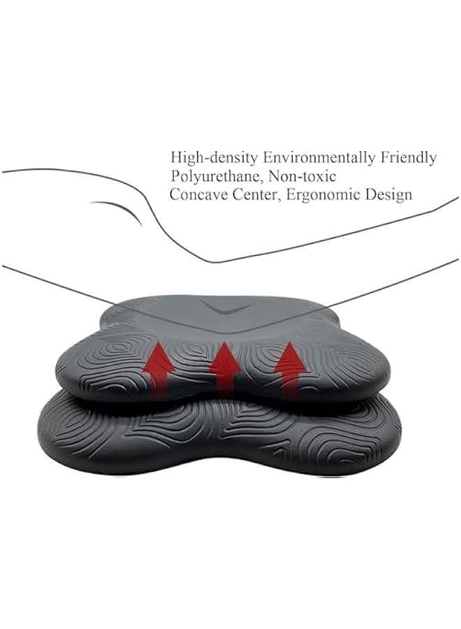 TRASSLE 2 pack Yoga Knee Pad, Extra Thick Elbows Wrist Hands Head Foam, Pilates Kneeling Pad for Yoga, Pilates, Home Gym  - Image 2