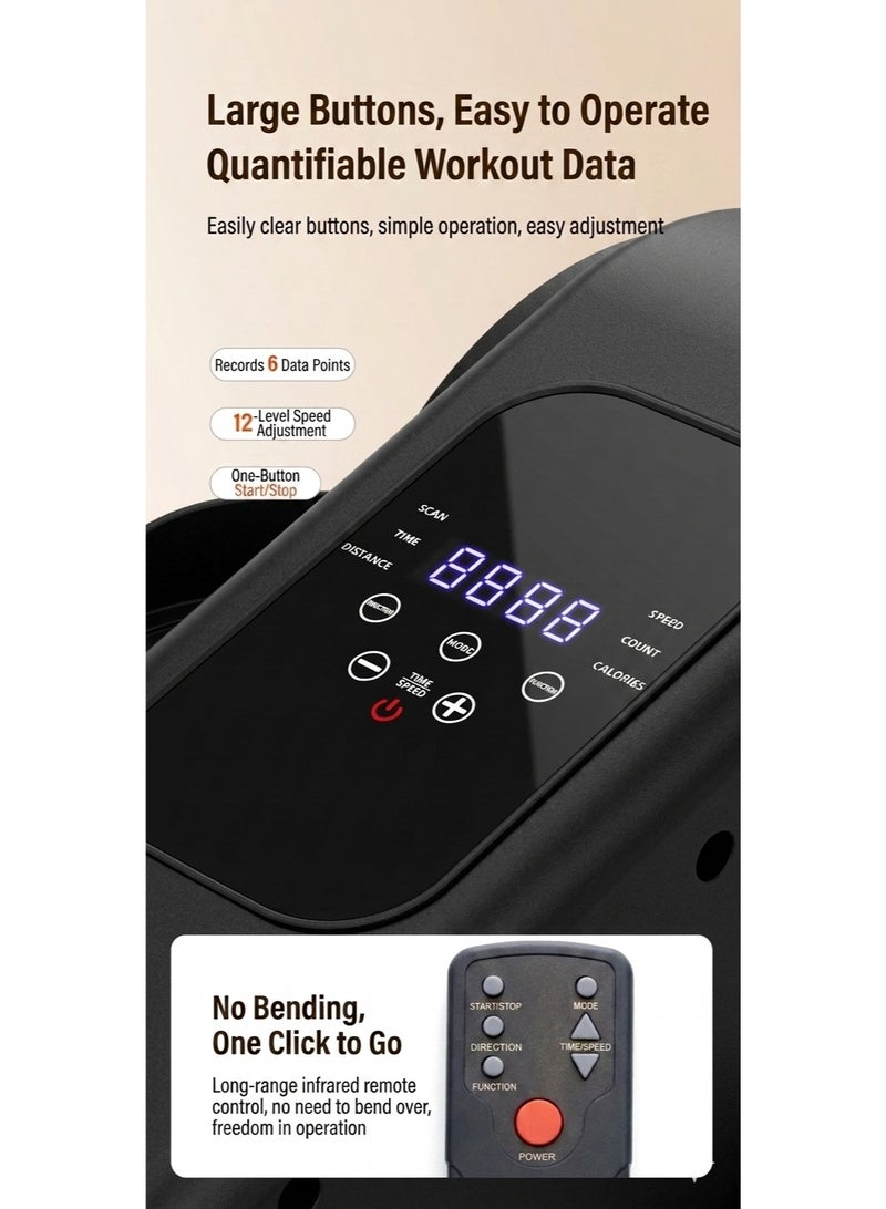 Elliptical Machine Electric Pedal Rehabilitation Training Bicycle Home Fitness Electric Stepper - Image 3