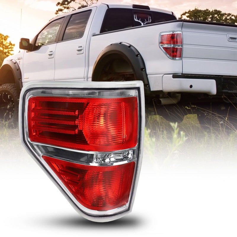 AUTOONE F150 Tail Light Assembly Rear Lamps Replacement for 2009 2010 2011 2012 2013 2014 Ford F150 Driver SideLH
