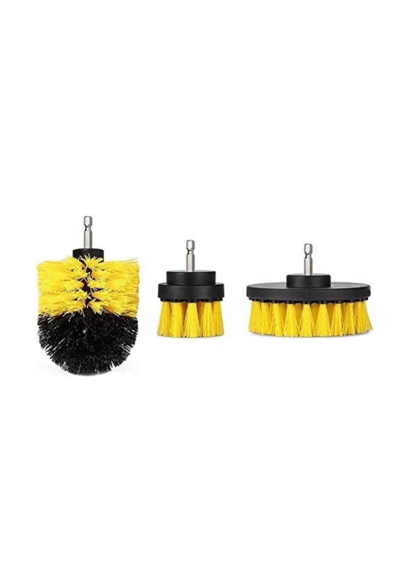 Drill Brush Attachment Set 3Pcs Power Scrubber Electric Drill Cleaning Brush Kit with Extend Long Attachment Microfiber Towel Yellow - pzsku/Z67076AAE3EB307F3489CZ/45/_/1681584777/0773cf92-aec5-42d6-83a0-40344e5e7866