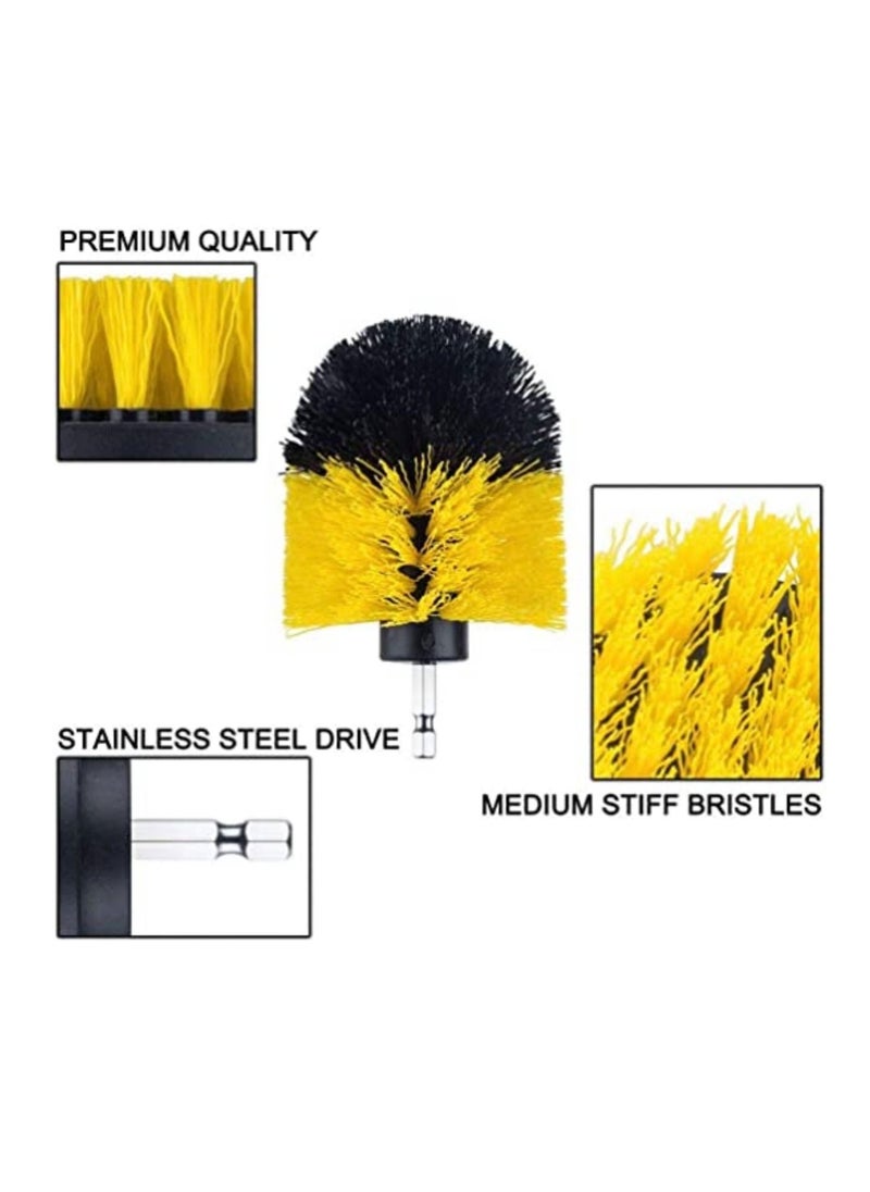 Drill Brush Attachment Set 3Pcs Power Scrubber Electric Drill Cleaning Brush Kit with Extend Long Attachment Microfiber Towel Yellow - pzsku/Z67076AAE3EB307F3489CZ/45/_/1681584778/ce4dbb0f-6c1a-499a-b1e1-da56c582324f