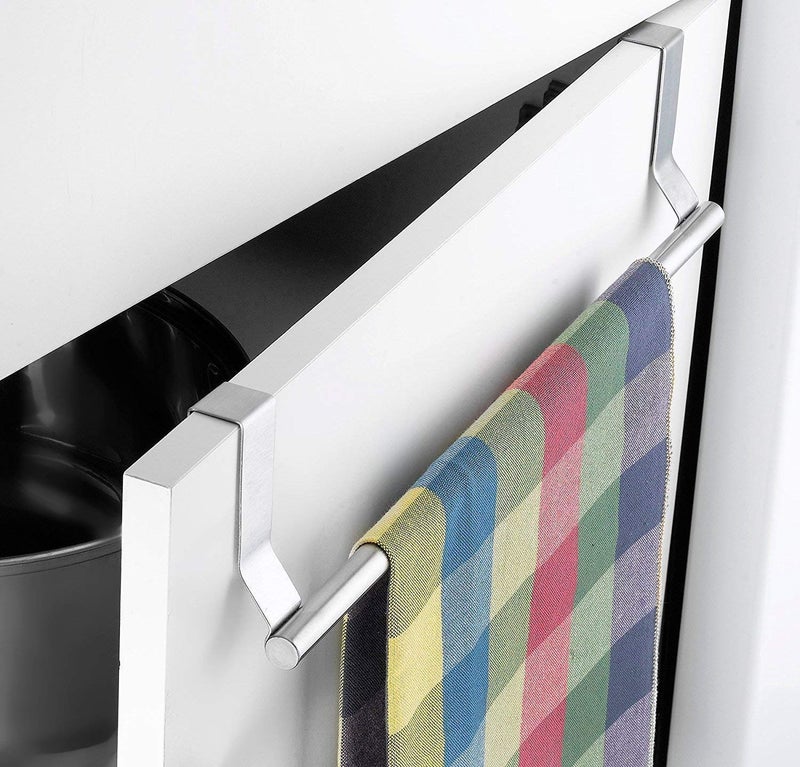 Filox Towel Bar Hanger Kitchen/Bathroom Hook Drawer Storage Adjustable Over Cabinet Stainless Steel Towel Bar/Over Cabinet (9-inch) Cupboard Door - Image 5