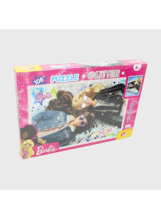 LISCIANI Barbie Glitter Puzzle Best Day Ever - 108 Pcs - Image 1