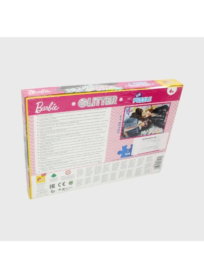 LISCIANI Barbie Glitter Puzzle Best Day Ever - 108 Pcs - Image 2