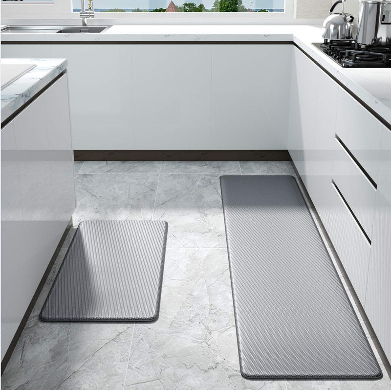 New Thickened Pu Floor Mat Kitchen Non-Slip Washed Leather Floor Mat Rectangular Solid Color Slow Rebound Door Mat Can Be Scrubbed - Image 2