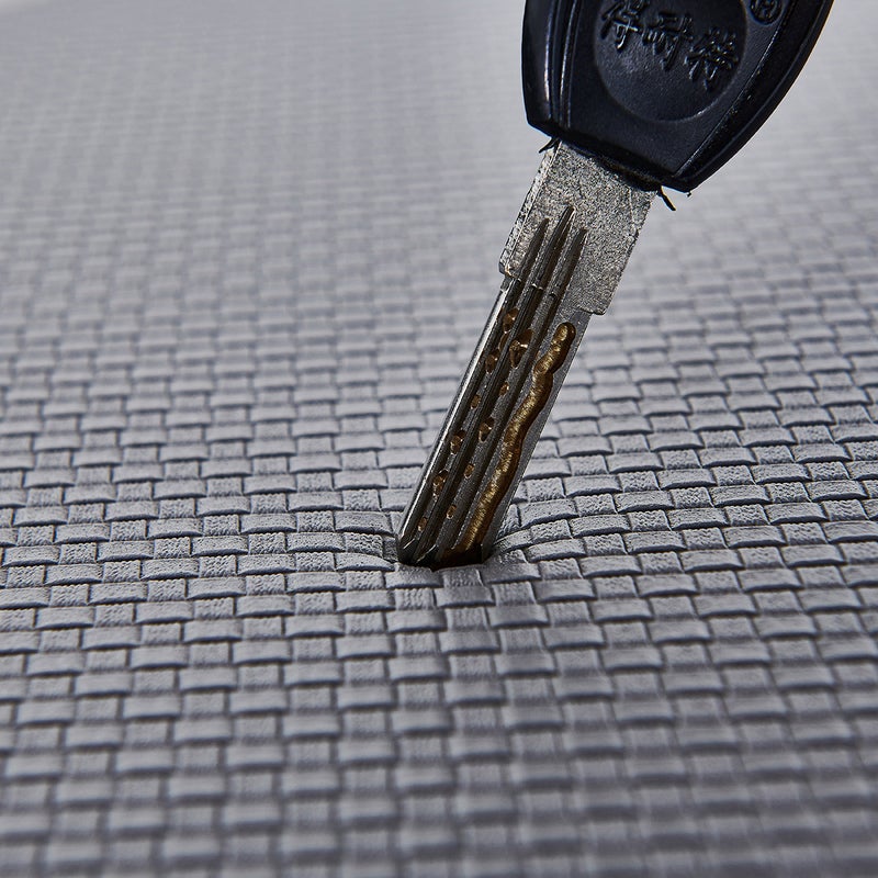 New Thickened Pu Floor Mat Kitchen Non-Slip Washed Leather Floor Mat Rectangular Solid Color Slow Rebound Door Mat Can Be Scrubbed - Image 4