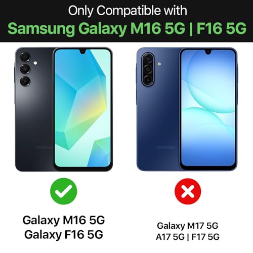 WOW IMAGINE Slim Back Cover for Samsung Galaxy M16 5G | Galaxy F16 5G | Blade Series Ultra Thin Case with Lightweight Design | Camera Protection | Soft Matte Silicone Flexible Mobile Case - Black - Image 2