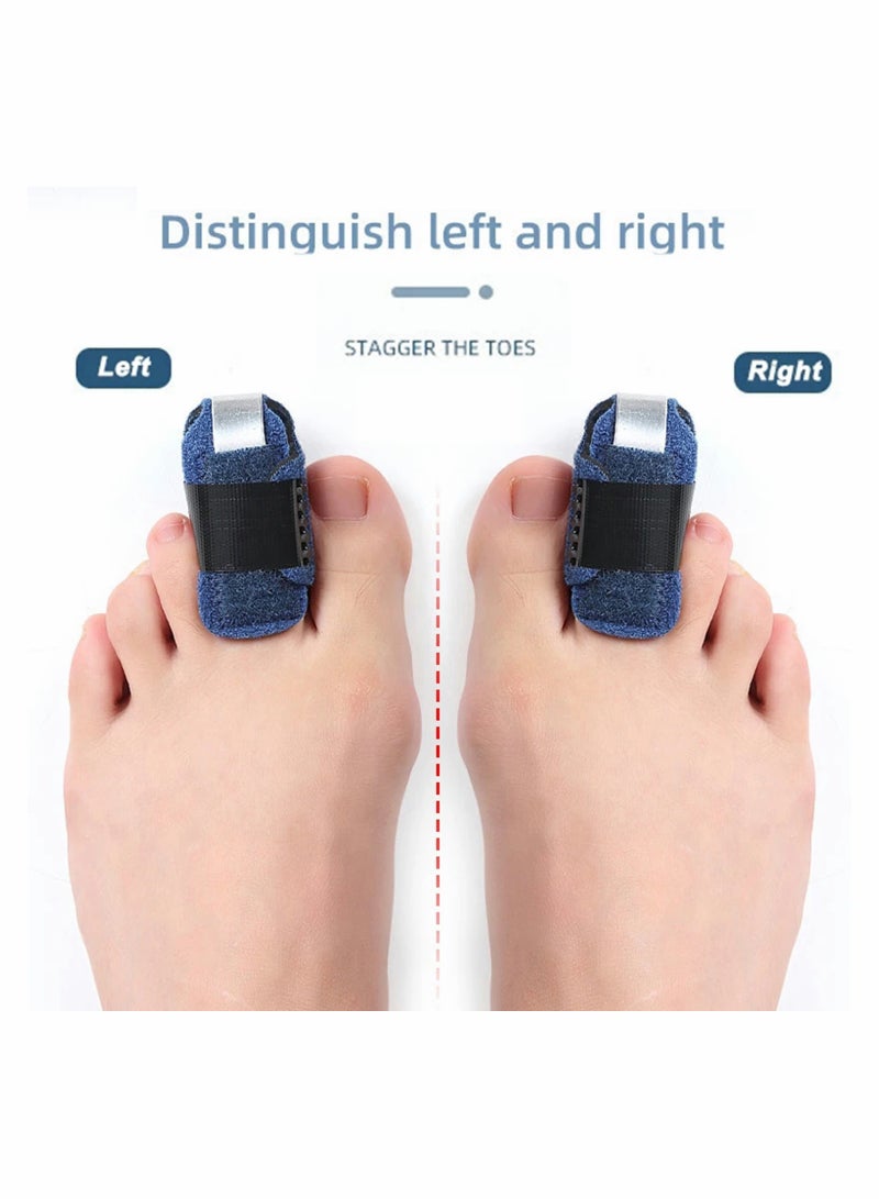 SOLARAE 1 Pair Toe Splint Toe Corrector Brace, Toe Straightener for Hammer Toe, Crooked Toe, Mallet Toe, Bent Toe, Claw Toe, Toe Wrap to Align and Support Broken Toe, Fits Women and Men(One Size) - Image 5