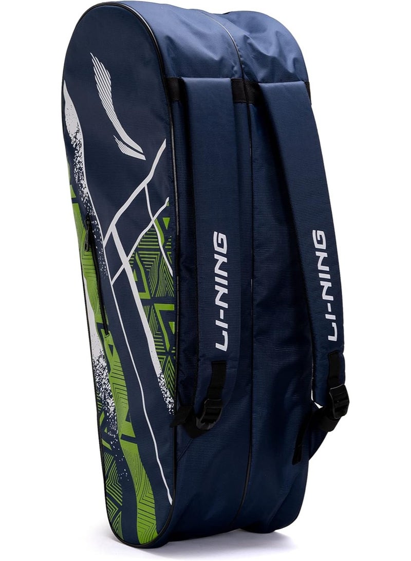 Li-Ning Raider Max Double Zipper Polyester Badminton Kit Bag| Unbreakable Zippers | Easy Mobility | Unisex - Men, Boys, Girls, Women - Image 1