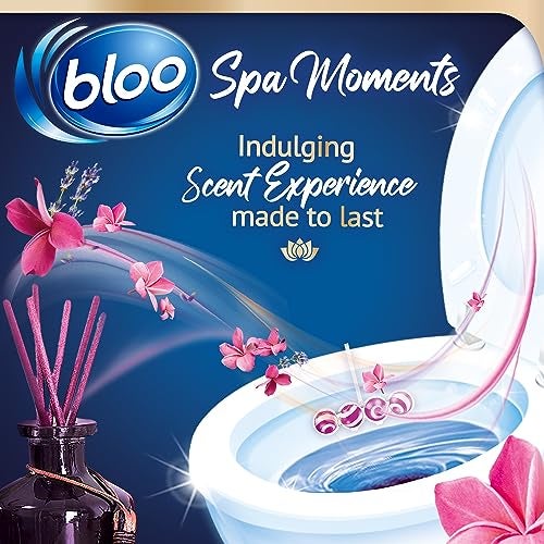 Bloo Spa Moments Harmony Toilet Rim Block, Premium Toilet Cleaner with Essential Oils, Toilet bowl freshener with Relaxing and Long-Lasting Scent – 1 x Toilet Block. - Image 4