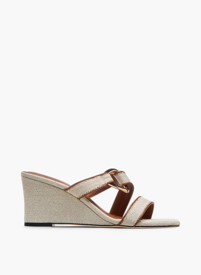 Celeste Women's Textured Slip-On Sandal with Wedge Heel
