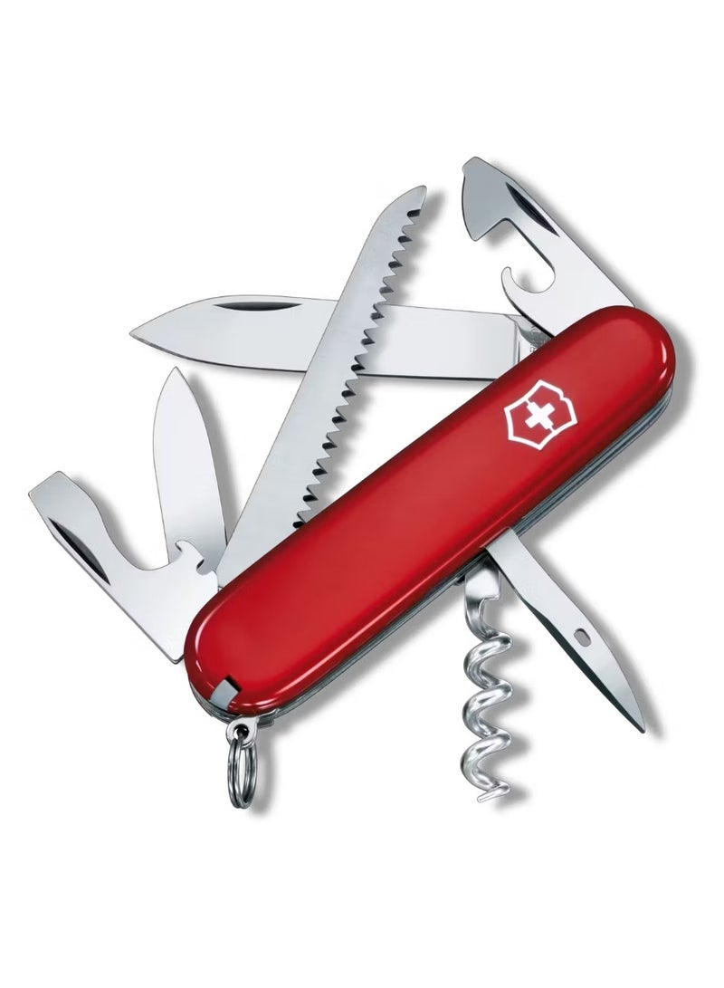 فيكترونوكس سكين الجيب السويسرية فيكتورينوكس كامبر (Victorinox Camper 1.3613) — 13 وظيفة | منشار خشب | مفتاح ربط | صناعة سويسرية - Image 1