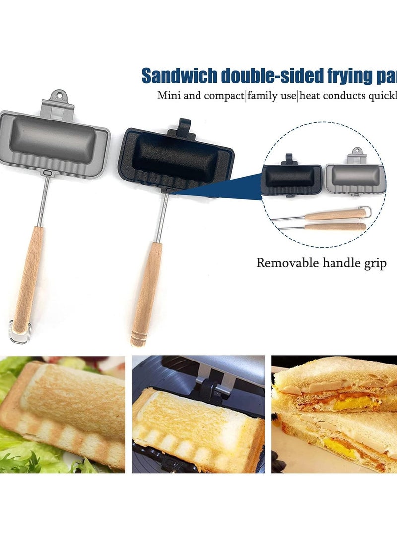 Multifunctional Grilled Cheese Maker - Double-Sided Baking Dishes for Perfect Pancakes, Toasts, Omelets & More - Image 5