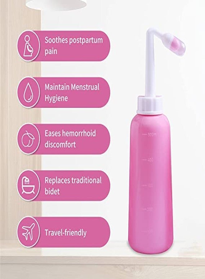 Ndola Portable Travel Bidet for Toilet - 450ml Peri Bottle Postpartum for Feminine Care, Perineal Bottle for Personal Cleaning, Outdoor - Image 2