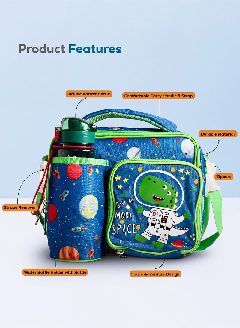 Baybee Insulated Lunch Bag for Kids, Lightweight Kids Lunch Bag for School with Bottle Holder & Carry Handle | Travel Lunch Bag for Toddlers Childrens for Age 3+ Years (Dinosaur) - Image 5